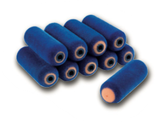 ROULEAU MOUSSE FLOQUÉE ORANGE FORTE DENSITÉ 6CM