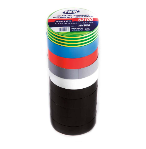 RUBAN ADHÉSIF ISOLANT PVC GRIS 20M