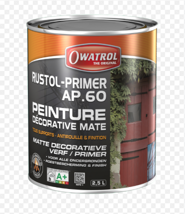 RUSTOL PRIMAIRE AP.60 BLANC 0,75L OWATROL