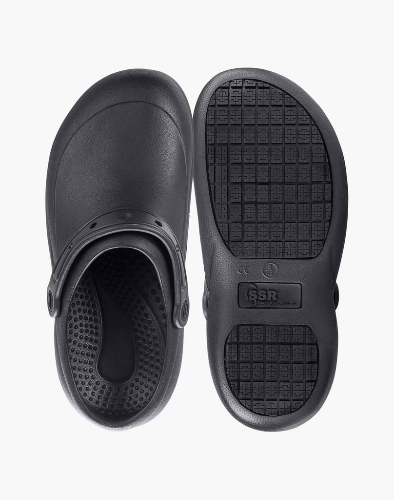 SABOTS DE TRAVAIL ADHERENTS "DUCKS" [Taille: Taille 35] [Couleur: Noir]