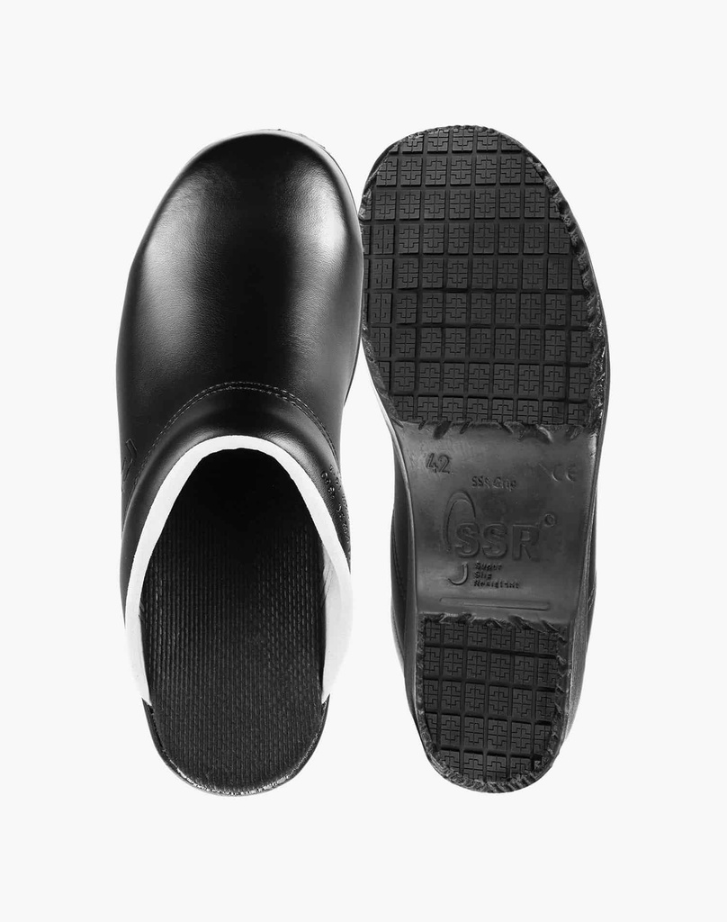 SABOTS DE TRAVAIL ADHERENTS "LUGANO" [Taille: Taille 42] [Couleur: Noir]