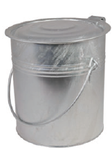 SEAU POUBELLE À DÉCHETS CHIMIQUES 50L