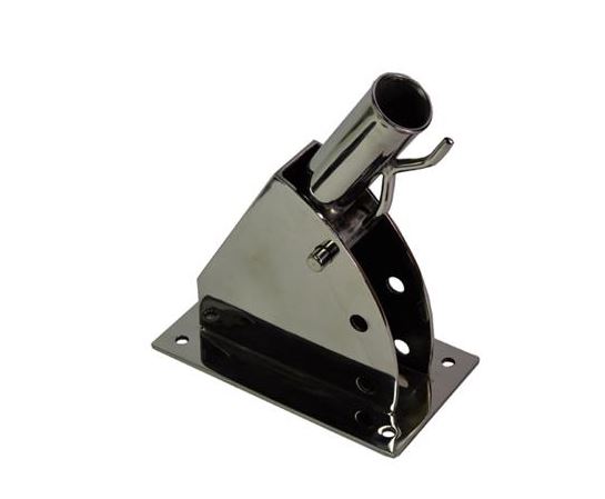 SUPPORT PORTE DRAPEAU INOX PLIABLE Ø40MM 250X140X300MM