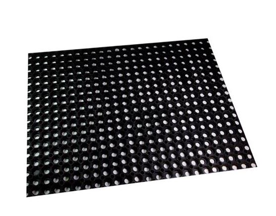 TAPIS CAOUTCHOUC A ANNEAUX [Taille: 75cm * 100cm]