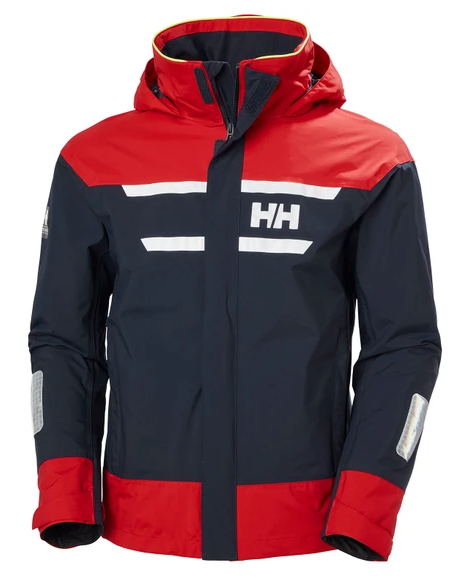 VESTE DE QUART HH SALT INSHORE NAVY/RED [Taille: Taille S]