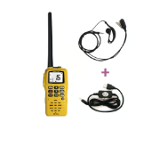 VHF PORTABLE RT411+PACK 6W IPX6 MICRO OREILLETTE ET CABLE USB