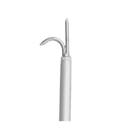 GAFFE/YECK ALU Ø45MM 600CM CROC INOX