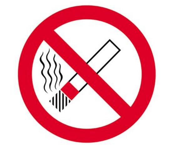 'NO SMOKING' STICKER