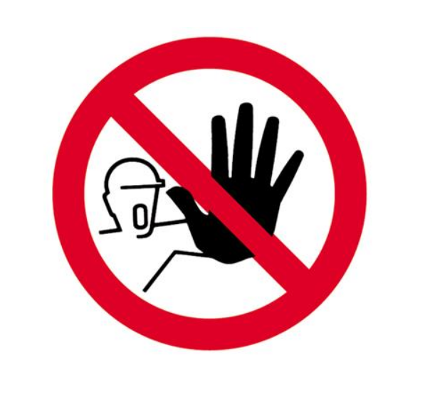 PLAQUE 'DEFENSE D'EMBARQUER'