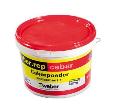 CIMENT RAPIDE 1MN  CEBAR 6KG
