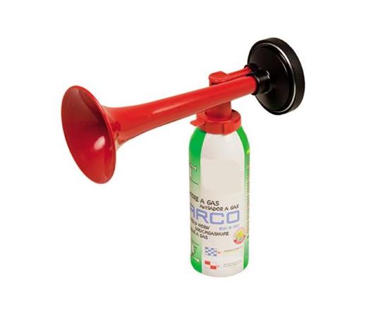 CORNE D'APPEL AVEC CARTOUCHE DE GAZ