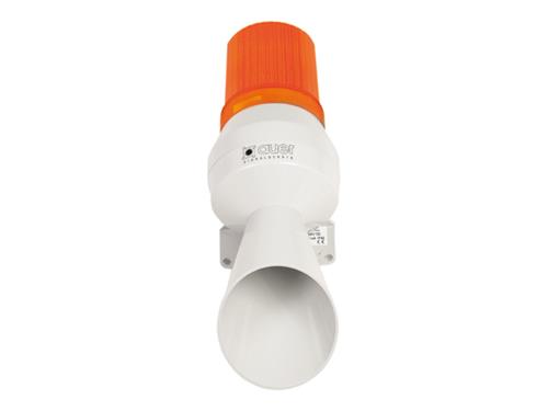 CORNE D'APPEL 98dB AVEC LAMPE ORANGE 24V