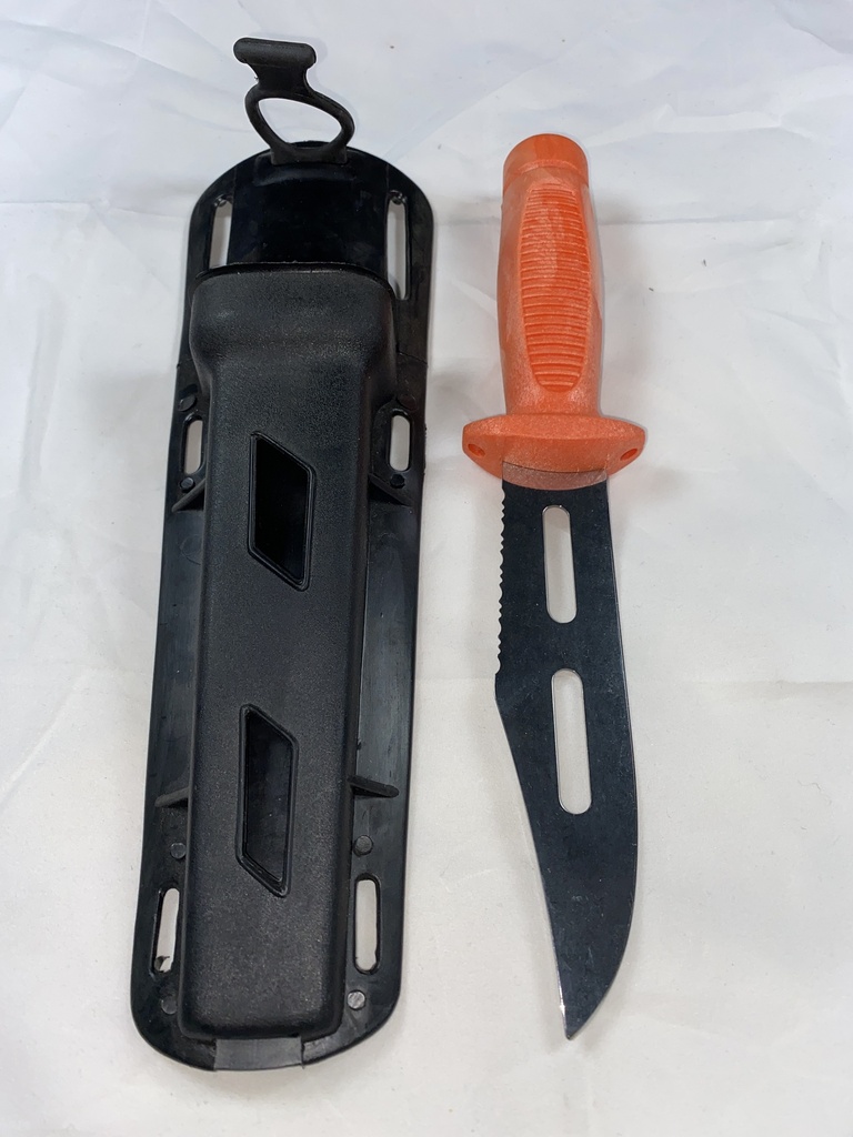 COUTEAU DE PLONGÉE FLOTTANT 27CM AVEC ÉTUI