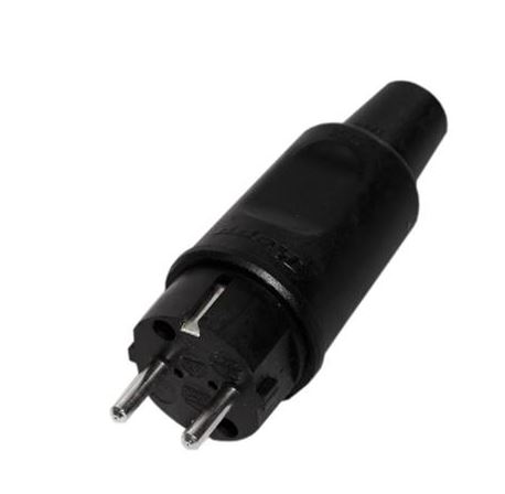 FICHE DE CONTACT CAOUTCHOUC MALE 220V