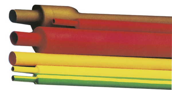 GAINE THERMO NOIRE 6.4/3.2MM 1 METRE