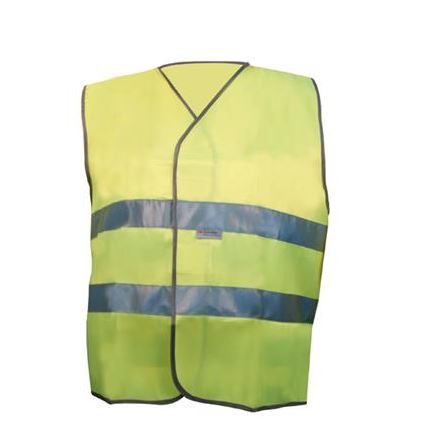GILET DE SÉCURITE JAUNE FLUO TM/L