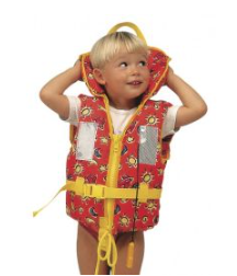 GILET DE SAUVETAGE ENFANT TYPHON ORANGE 100N 15/30KG