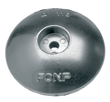 ANODE MAGNÉSIUM ROSACE POUR GOUVERNAIL Ø110 H25MM