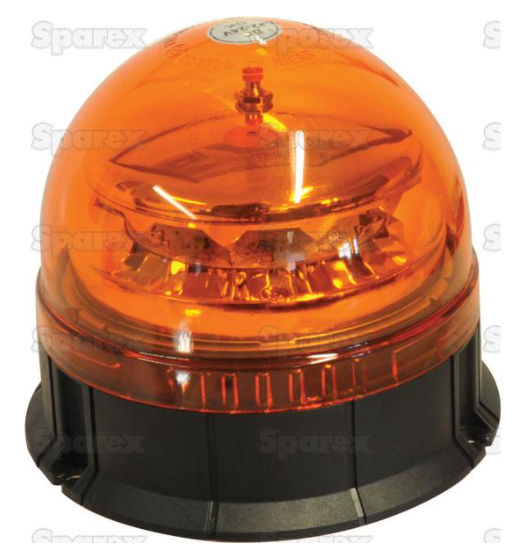 GYROPHARE ORANGE LED 12/24V  3 FONCTIONS