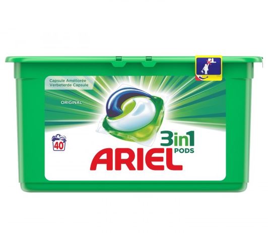 ARIEL TABS PODS LAUNDRY DETERGENT 42 DOSES