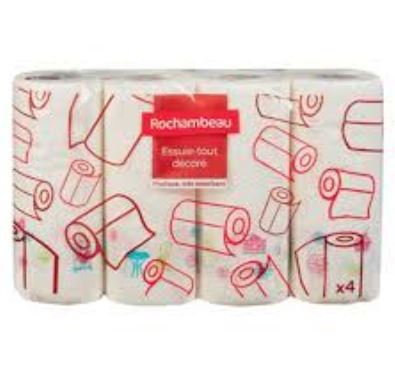 PAPIER ESSUIE TOUT 4 ROULEAUX