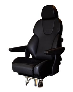 SIÈGE DE PILOTAGE RECARO CASPIAN CUIR NOIR SANS SUPPORT