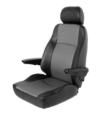 SIÈGE DE PILOTAGE SCHUBERT SIMILICUIR NOIR SANS SUPPORT