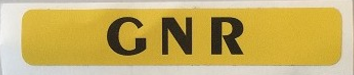 "GNR"  STICKERS