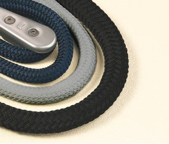 CORDE POLYESTER NOIR DOUBLE TR 