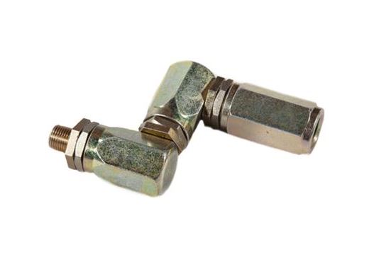 RACCORD FILETÉ PIVOTANT Z POUR PRESSE À GRAISSER 1/8" FILETAGE EXTÉRIEUR 1/4" FILETAGE INTERIEUR