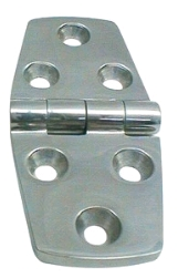 2 X FORGED STAINLESS STEEL HINGE 38X75X4MM