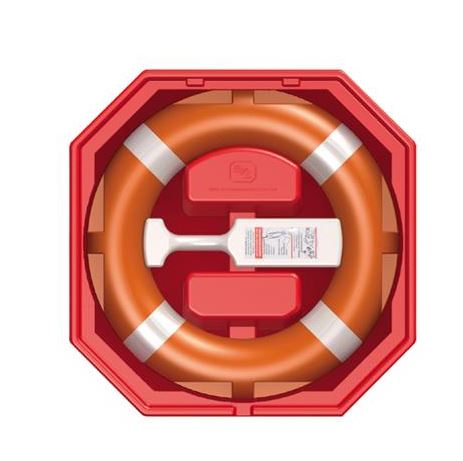 COFFRE DE BOUEE UNIVERSEL ROUGE