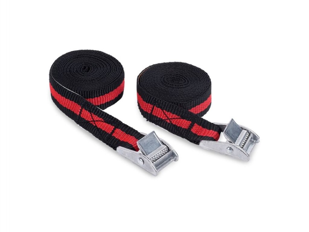 Set of 2 buckle straps 25 mm x 2.5 m