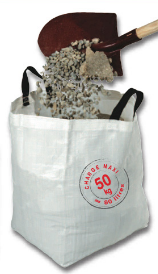 2 sacs à gravats avec poignées 50 kgs 80 litres 50 x 40 x 30 cm