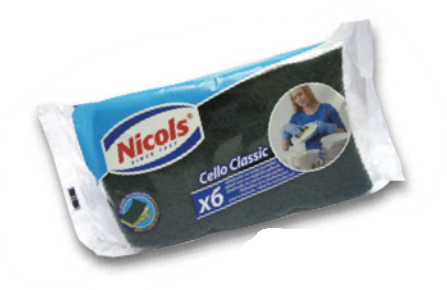 LOT DE 6 EPONGES CLASSIC