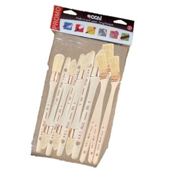 Lot 10 Brosse/Pinceau soies Chantier Gamme Performance