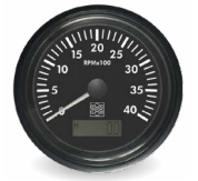  TURN COUNTER + HORAMETER D85mm 12/24V 3000T Omnilink