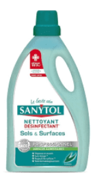 DÉTERGENT SANYTOL  DÉSINFECTANT 99% 5L