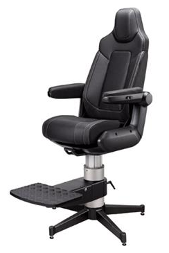 SIÈGE DE PILOTAGE NORSAP 1600 CONFORT AVEC PIED 5 BRANCHES 65/82CM ET REPOSE PIED