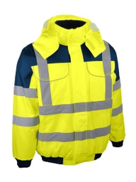 HIGH VISIBILITY BLAZER FOR SEVERE WEATHER.