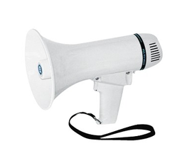 [423506] MEGAPHONE ABS BLANC 235MM