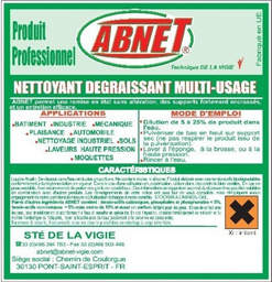 [ENS113] NETTOYANT MULTI-USAGE ABNET 20L