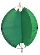 [11.95.360] BOULE DE SIGNALISATION [Diamètre: 60cm] [Couleur: Vert] [Matériau: Toile de voile]