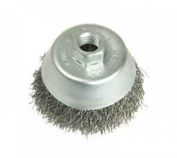 [BRB514] BROSSE ABRASIVE POUR DISQUEUSE [Taille: 75mm] [Caracteristique: Fil dur] [Matière: fil d'acier ]