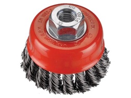 [41.10.065] BROSSE ABRASIVE POUR MEULEUSE ACIER TORSADÉ Ø65MM M14