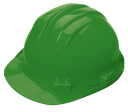 [CAS5RSV] CASQUE DE CHANTIER VERT EN POLYÉTYLÈNE