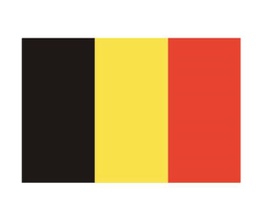 [11.30.050] DRAPEAU BELGIQUE TISSUS 50X75CM