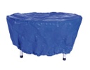 [OUB804] HOUSSE BLEUE POUR BAC À CORDE ROND 150CM
