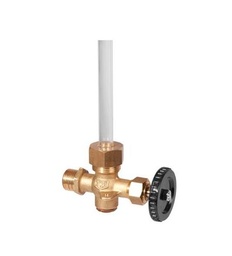 [85.61.013] VANNE LAITON MÂLE 1/2&quot; POUR INDICATEUR DE NIVEAU JAUGE Ø12/13MM