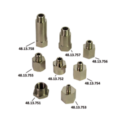 [48.13.752] RACCORD DE RÉDUCTION POUR GRAISSEUR FEMELLE 1/4"/MÂLE 1/8"